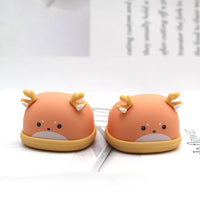 HKM-965715 Cute Cotton Doll Pet Slippers - Shark, Rabbit, Dog, Pig - DIY Dressing Accessories for Kids