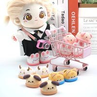 HKM-965715 Cute Cotton Doll Pet Slippers - Shark, Rabbit, Dog, Pig - DIY Dressing Accessories for Kids