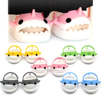 HKM-965715 Cute Cotton Doll Pet Slippers - Shark, Rabbit, Dog, Pig - DIY Dressing Accessories for Kids