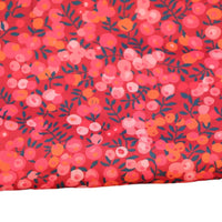 HKM-965715 Digital Printed Cotton Fabric for Children's Clothing - Wild Berry Wine Red, 110cm Width, 100% Cotton