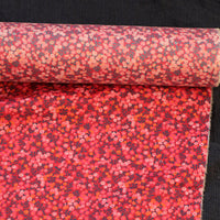 HKM-965715 Digital Printed Cotton Fabric for Children's Clothing - Wild Berry Wine Red, 110cm Width, 100% Cotton