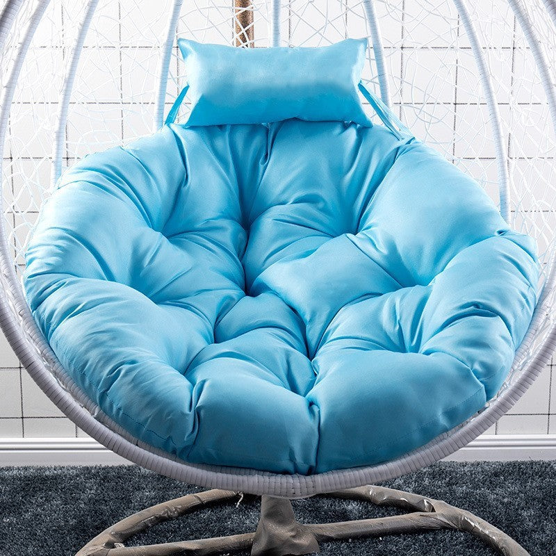 HKM-965779 Rattan Swing Bird Nest Chair with Removable and Washable Cushion - Modern Design, Solid Color, 120cm and 105cm Options