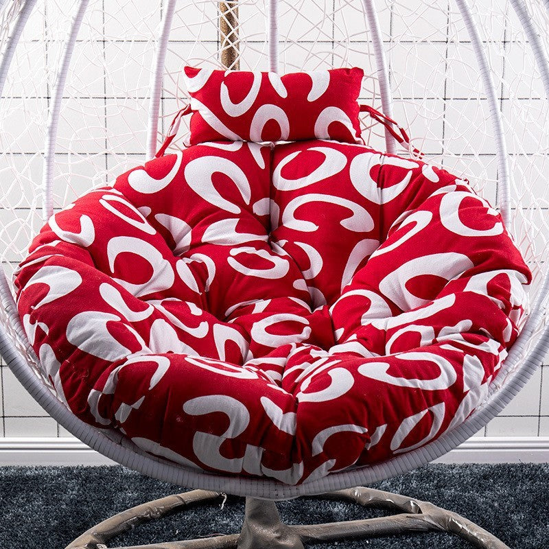 HKM-965779 Rattan Swing Bird Nest Chair with Removable and Washable Cushion - Modern Design, Solid Color, 120cm and 105cm Options