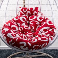HKM-965779 Rattan Swing Bird Nest Chair with Removable and Washable Cushion - Modern Design, Solid Color, 120cm and 105cm Options