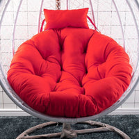 HKM-965779 Rattan Swing Bird Nest Chair with Removable and Washable Cushion - Modern Design, Solid Color, 120cm and 105cm Options