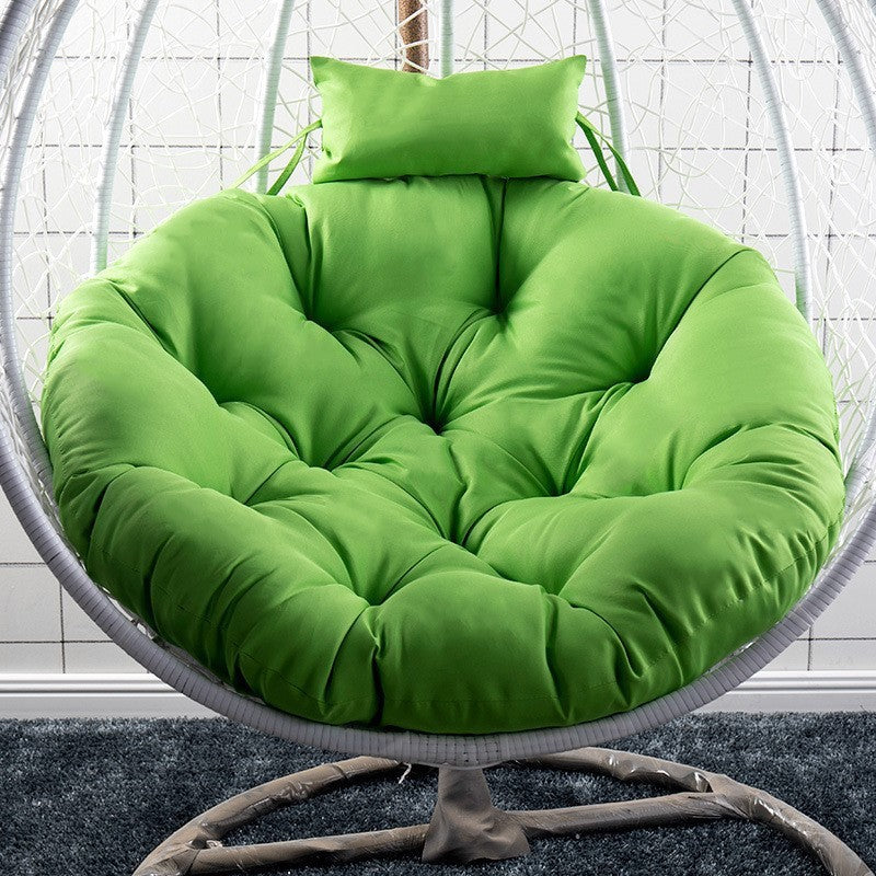 HKM-965779 Rattan Swing Bird Nest Chair with Removable and Washable Cushion - Modern Design, Solid Color, 120cm and 105cm Options