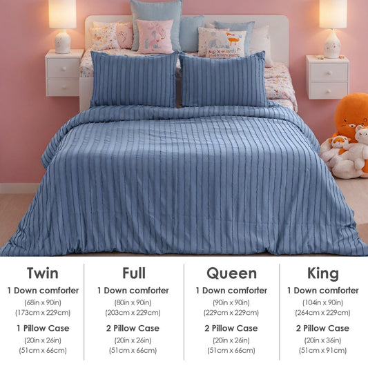 HKM-966035 Microfiber Polyester Quilt Cover and Pillowcase Set - Soft, Durable Bedding Essentials