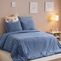 HKM-966035 Microfiber Polyester Quilt Cover and Pillowcase Set - Soft, Durable Bedding Essentials