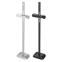 HKM-966227 Vertical Aluminum Alloy Graphics Card Support Frame - Adjustable, Obsidian Black & Star River Silver Options