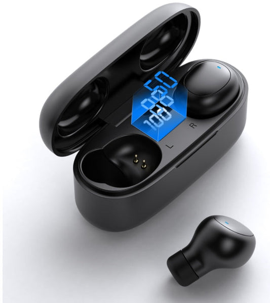 HKM-966227 Wireless Bluetooth Earbuds with Hi-Fi Stereo and Waterproof Design for Sports and Active Use