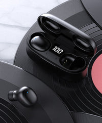 HKM-966227 Wireless Bluetooth Earbuds with Hi-Fi Stereo and Waterproof Design for Sports and Active Use