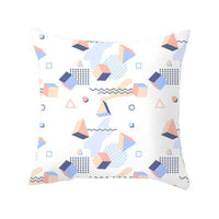 HKM-966419 Nordic Style Single-Sided Digital Printing Pillow Cover in Super Soft Short Plush Fabric, 45x45cm