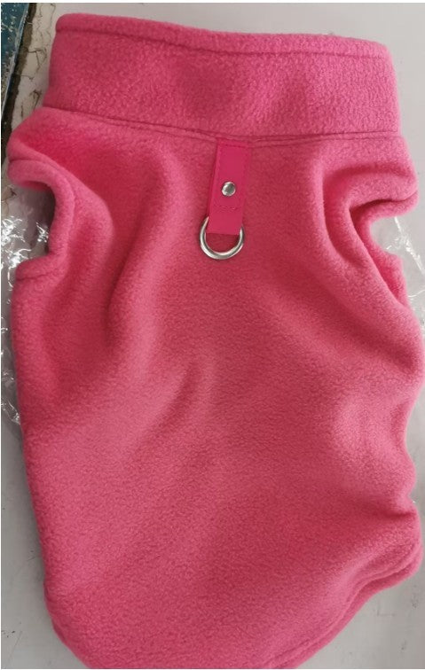 HKM-966611 Cozy Fleece Dog Sweater for All Sizes - S, M, L, XL