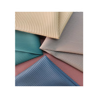 HKM-966867 Striped PVC Leather for Furniture and Luggage - 1.3mm Thickness, 137cm Width