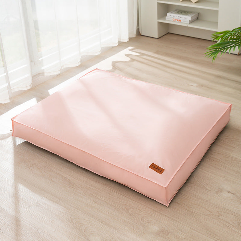 HKM-966995 Waterproof Memory Foam Dog Bed with Removable Cover - Non-Slip Pet Mattress for Dogs and Cats