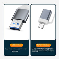 HKM-967379 Compact Two-in-One USB 3.0 Multifunctional Expansion Dock with 4 Connectors, 7cm Cable Length
