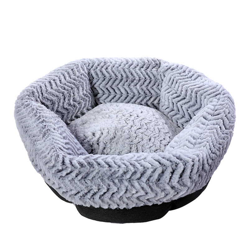 HKM-967379 Hexagonal Pet House in Various Sizes – Soft Cloth Dog and Cat Bed Designed for Comfort