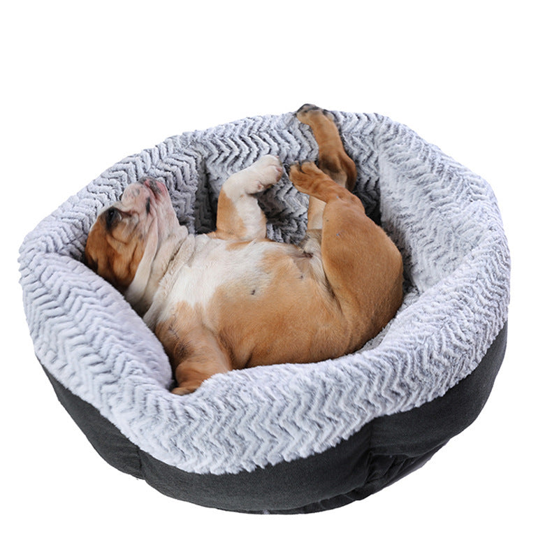 HKM-967379 Hexagonal Pet House in Various Sizes – Soft Cloth Dog and Cat Bed Designed for Comfort