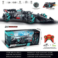 HKM-967443 1/16 Spray Drift Remote Control Racing Car for Kids - High Speed Electric Indoor/Outdoor Toy, Ready-to-Go