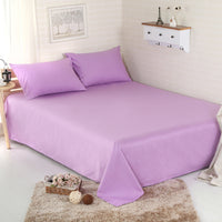 HKM-967507 Plain 100% Cotton Bed Sheet – Soft and Breathable Fabric for Ultimate Comfort