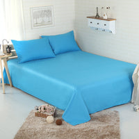 HKM-967507 Plain 100% Cotton Bed Sheet – Soft and Breathable Fabric for Ultimate Comfort