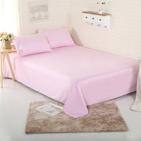 HKM-967507 Plain 100% Cotton Bed Sheet – Soft and Breathable Fabric for Ultimate Comfort