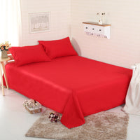 HKM-967507 Plain 100% Cotton Bed Sheet – Soft and Breathable Fabric for Ultimate Comfort