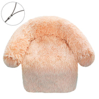 HKM-967571 Zipper Removable Washable Plush Kennel Plush Blanket Integrated Pet Bed Dog Sofa Bed Delivery Standard