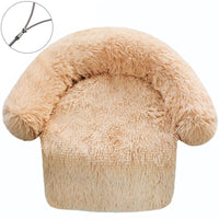 HKM-967571 Zipper Removable Washable Plush Kennel Plush Blanket Integrated Pet Bed Dog Sofa Bed Delivery Standard