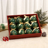 HKM-967635 Exquisite Modern Art Christmas Tree Ornaments - 8cm Foam Balls (Various Styles)