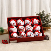 HKM-967635 Exquisite Modern Art Christmas Tree Ornaments - 8cm Foam Balls (Various Styles)