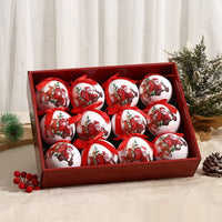 HKM-967635 Exquisite Modern Art Christmas Tree Ornaments - 8cm Foam Balls (Various Styles)
