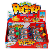 HKM-967763 Classic Hand Pressure Gyro Spinning Top Toy - Educational Plastic Toy for Kids Age 3+