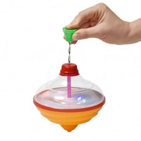 HKM-967763 Classic Hand Pressure Gyro Spinning Top Toy - Educational Plastic Toy for Kids Age 3+