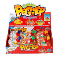 HKM-967763 Classic Hand Pressure Gyro Spinning Top Toy - Educational Plastic Toy for Kids Age 3+