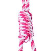 HKM-967827 Cotton String Dog Toy for Medium to Large Dogs – Vent Relieving, Wear-Resistant Design in Red, White, and Blue