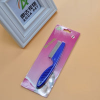 HKM-967955 Stainless Steel Needle Flea Comb for Cats and Dogs