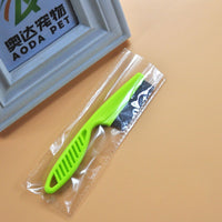 HKM-967955 Stainless Steel Needle Flea Comb for Cats and Dogs