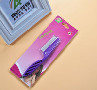 HKM-967955 Stainless Steel Needle Flea Comb for Cats and Dogs