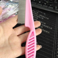 HKM-967955 Stainless Steel Needle Flea Comb for Cats and Dogs