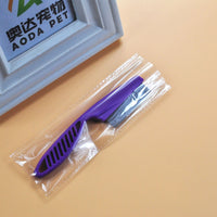HKM-967955 Stainless Steel Needle Flea Comb for Cats and Dogs