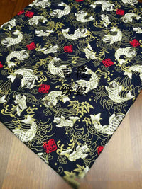 HKM-968019 Japanese Style Bronzing Cloth Fabric for Fashion and Home Decor