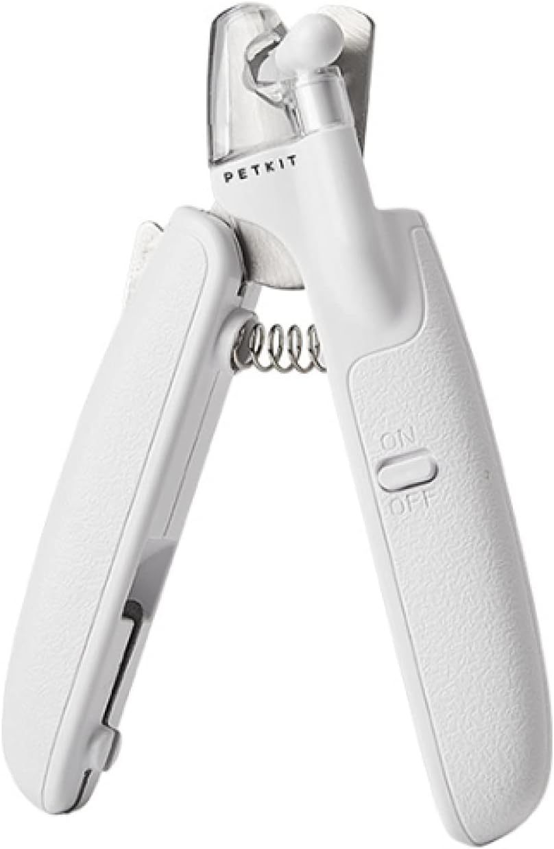 HKM-968019 LED Pet Nail Clipper with Anti-Splash Design and Ergonomic Handle for Safe and Accurate Nail Cutting