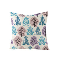 HKM-968083 Cartoon Digital Printing Christmas Pillowcase - Linen Cushion Cover 45x45CM with PP Cotton Filling