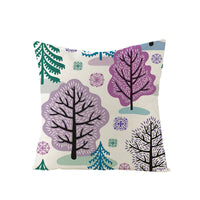 HKM-968083 Cartoon Digital Printing Christmas Pillowcase - Linen Cushion Cover 45x45CM with PP Cotton Filling