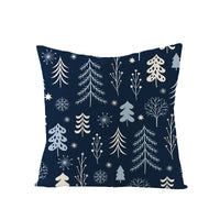 HKM-968083 Cartoon Digital Printing Christmas Pillowcase - Linen Cushion Cover 45x45CM with PP Cotton Filling