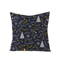 HKM-968083 Cartoon Digital Printing Christmas Pillowcase - Linen Cushion Cover 45x45CM with PP Cotton Filling