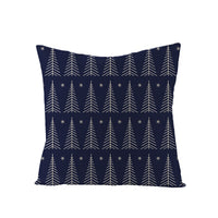 HKM-968083 Cartoon Digital Printing Christmas Pillowcase - Linen Cushion Cover 45x45CM with PP Cotton Filling