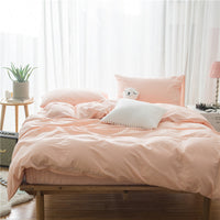 HKM-968339 Cotton Four-Piece Bedding Set with Duvet Cover and Pillowcases