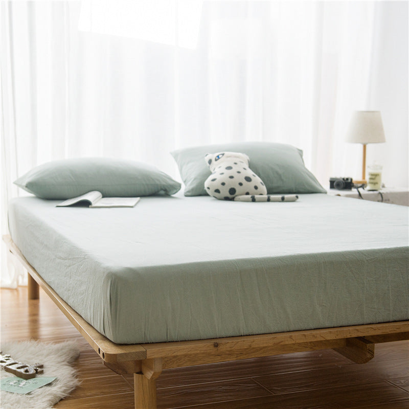 HKM-968339 Cotton Four-Piece Bedding Set with Duvet Cover and Pillowcases